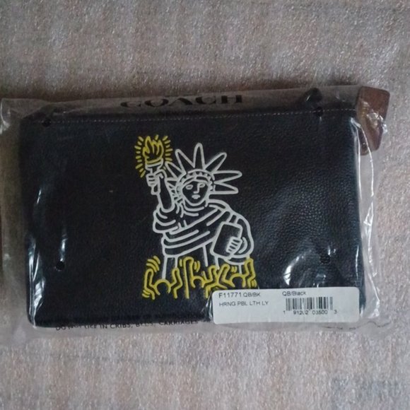 COACH x Keith Haring Lyla Crossbody Shoulder Bag Statue of Liberty -NWT - Picture 14 of 15